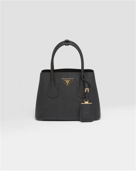 prada double saffiano leather mini bag